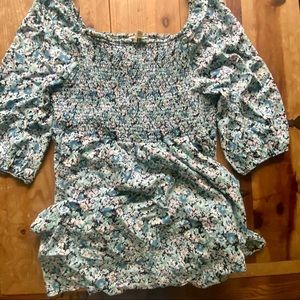 Terra & Sky Plus Size Smocked Dress- 1X